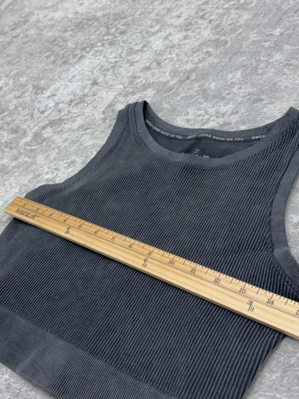Offline by Aerie ribbed tank top faded grey - Picture 5 of 5